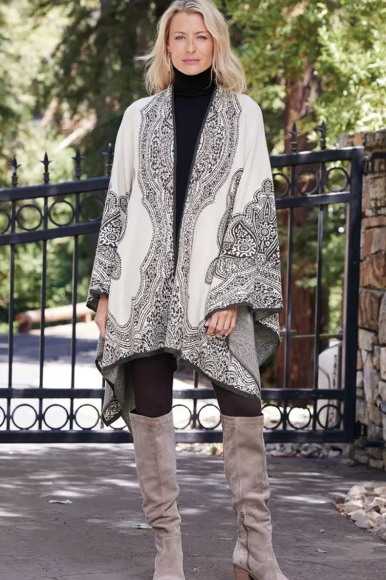 Soft Surroundings Amedeo Wrap Ecru Fashion