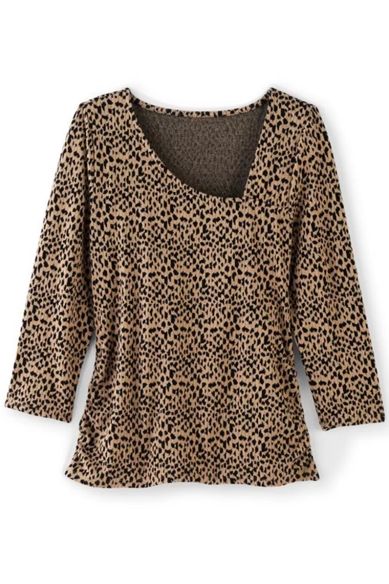 Soft Surroundings Anesha Top Leopard Best