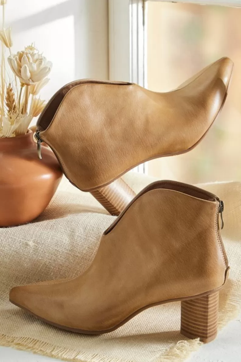 Soft Surroundings Antelope Hope Bootie Taupe Clearance