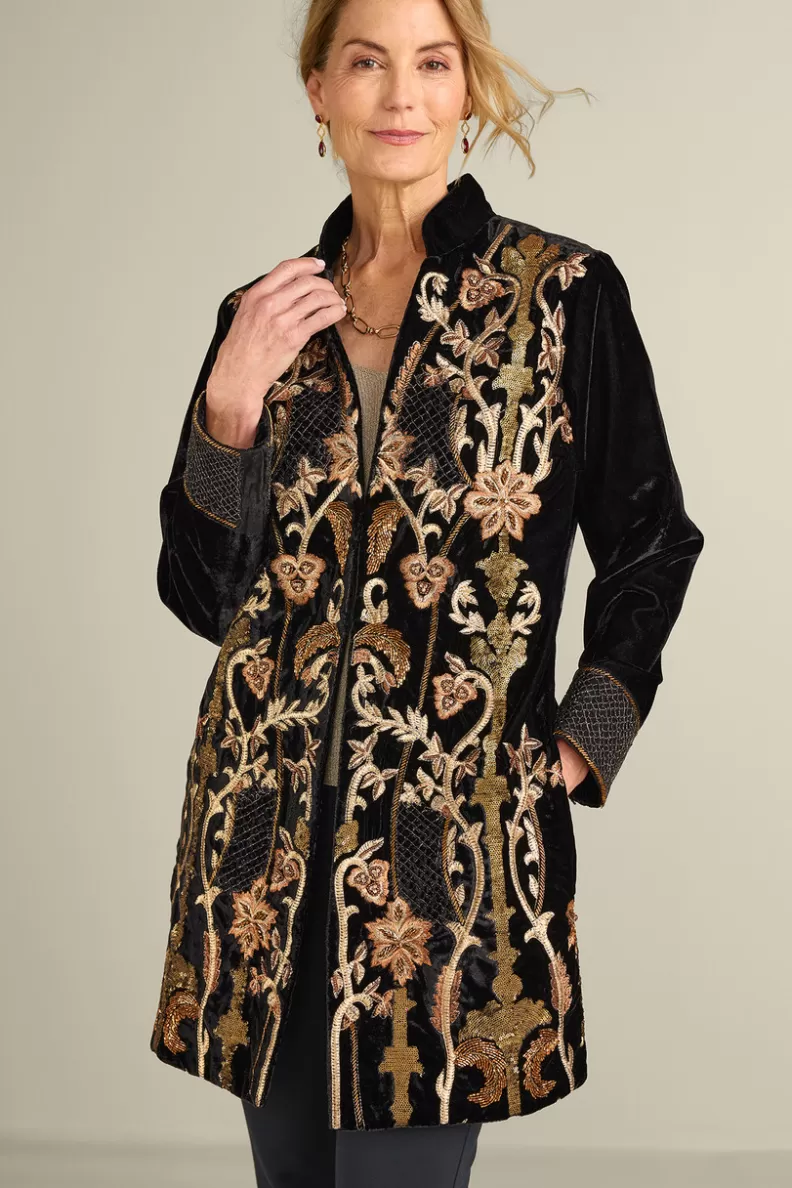 Soft Surroundings Antoinette Jacket Black Sale