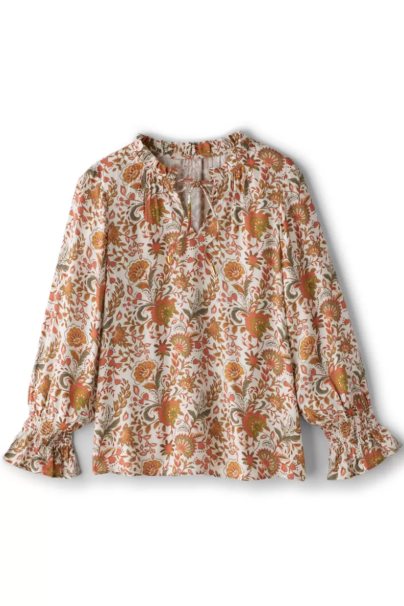 Soft Surroundings Asha Long Sleeve Top AutumnalGarden Outlet