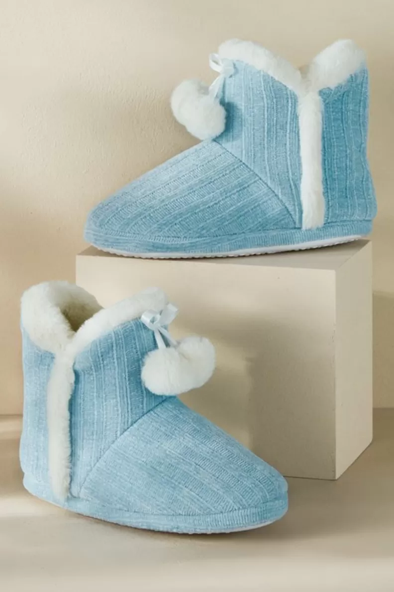 Soft Surroundings Ashlyn Cabled Bootie Slippers Cheap