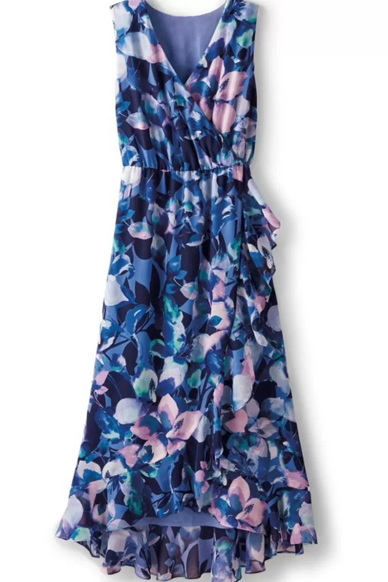 Soft Surroundings Ashlyn Maxi Dress PurpleFloral New