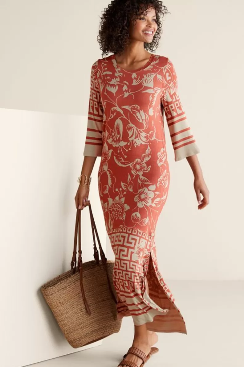 Soft Surroundings Asteria Dress CoralFloral Sale