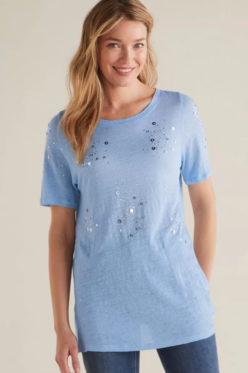 Soft Surroundings Astra Linen Tee Best