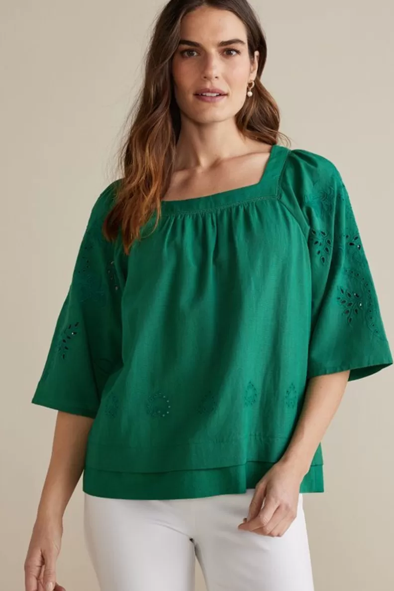 Soft Surroundings Avery Top VerdantGreen Fashion