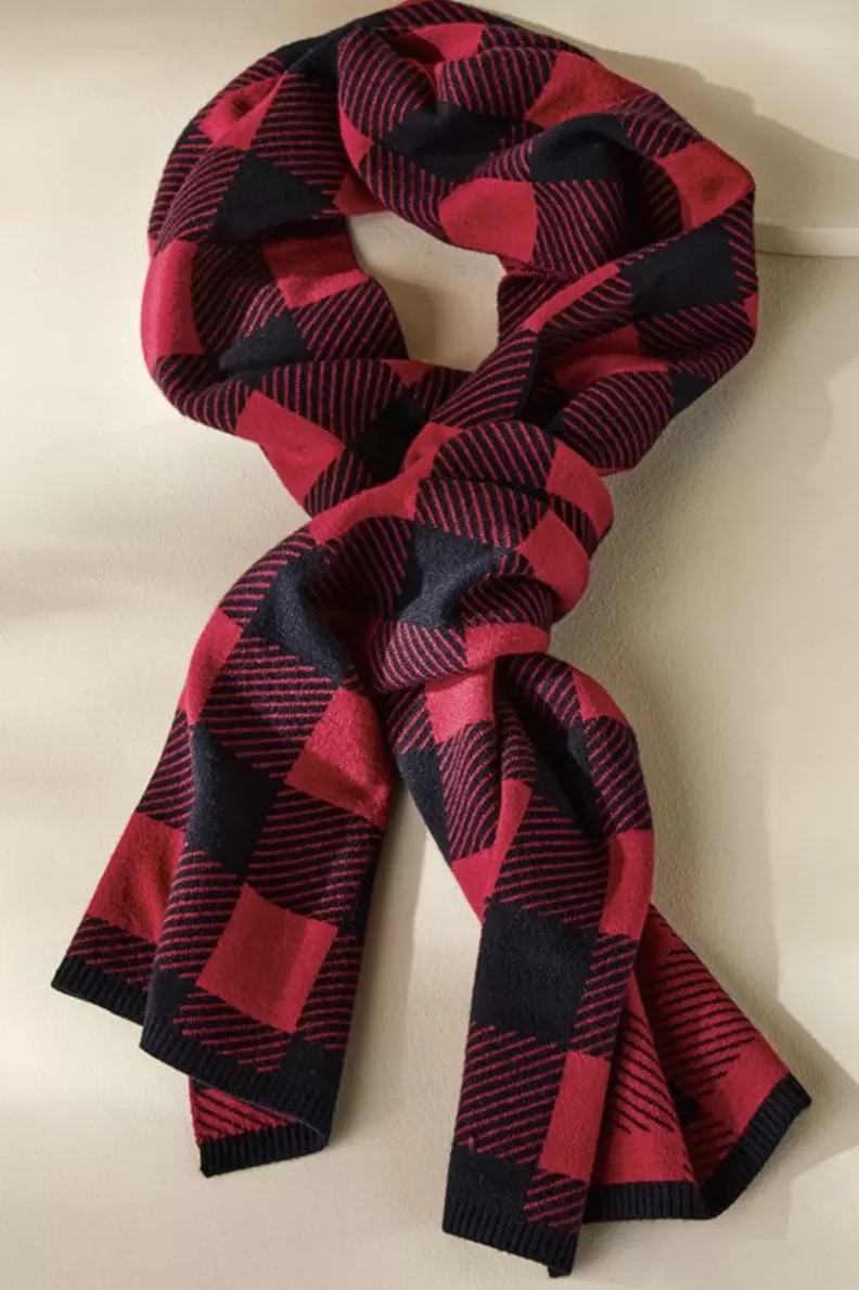 Soft Surroundings Bera Plaid Scarf RioRedBuffaloCheck Online
