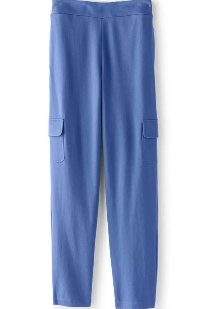 Soft Surroundings Birdie French Terry Cargo Pants TrueNavy Clearance