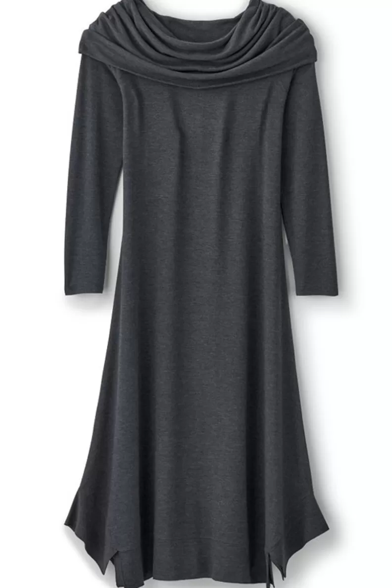 Soft Surroundings B'call Knit Midi Dress CharcoalHeather Best Sale