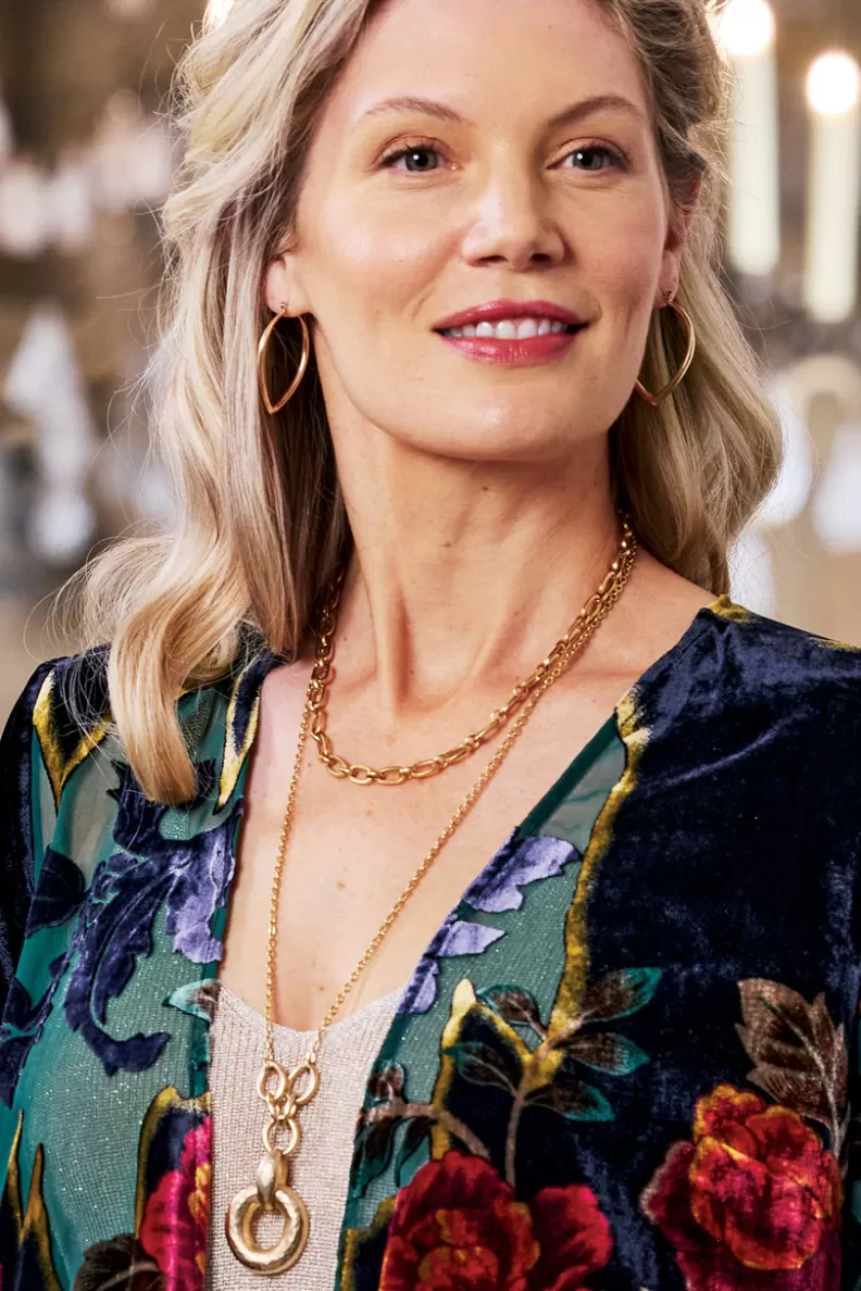 Soft Surroundings Cara Necklace Set Gold Flash Sale