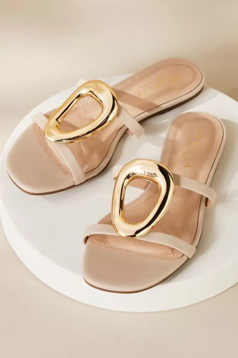 Soft Surroundings Cecelia Ny Mig Ring Slide Alabaster/Gold New