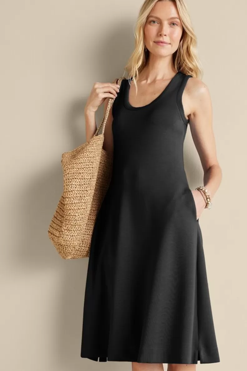 Soft Surroundings Ceri Knit Midi Dress Hot
