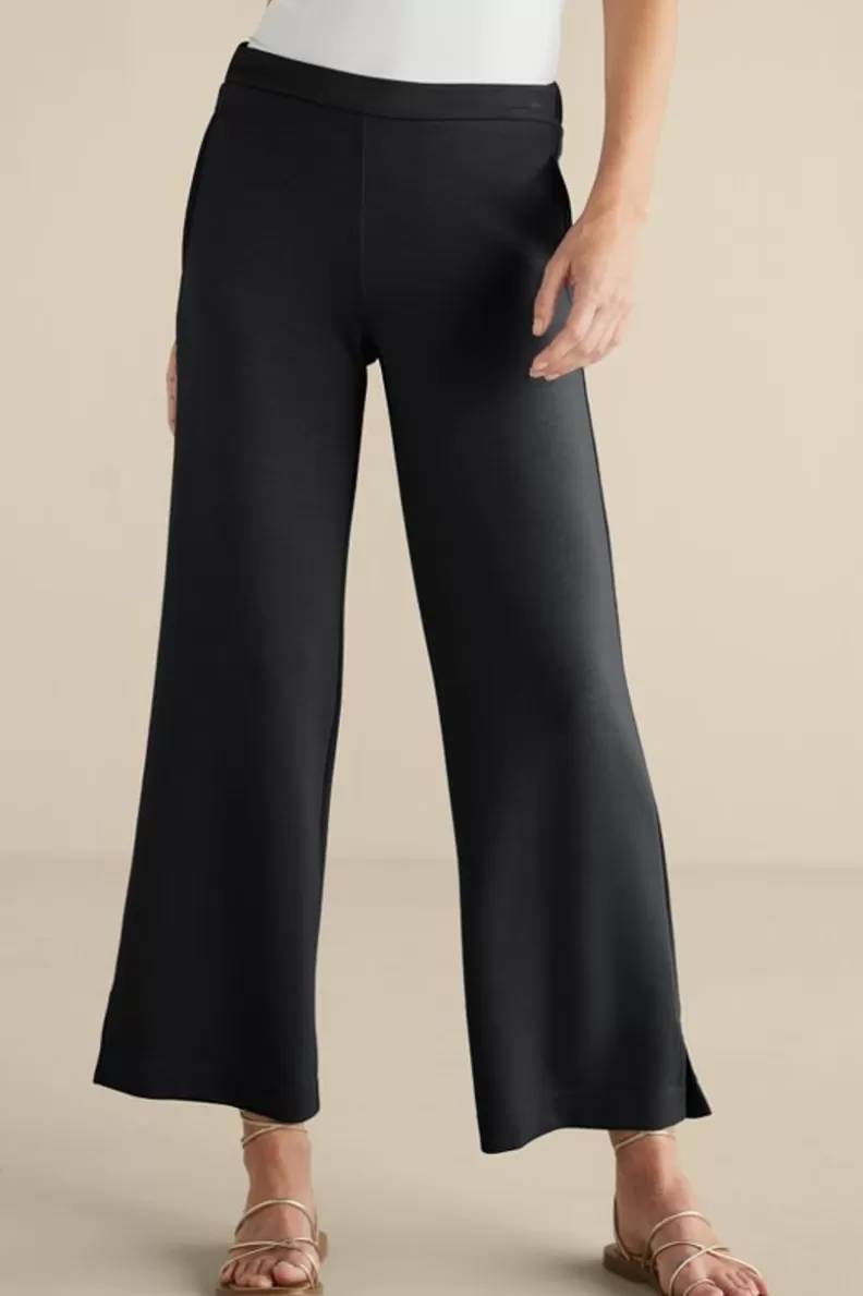 Soft Surroundings Ceri Knit Wide-Leg Pants Clearance