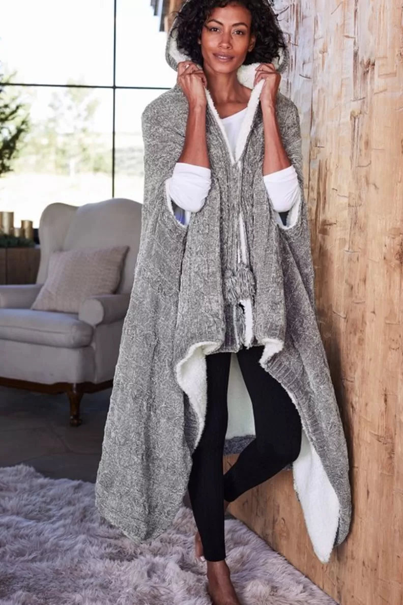 Soft Surroundings Chenille Sherpa Wearable Throw Cheap