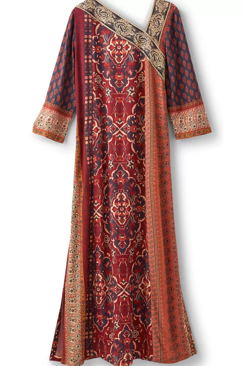 Soft Surroundings Cindra Maxi Dress AutumnalPatchwork Online