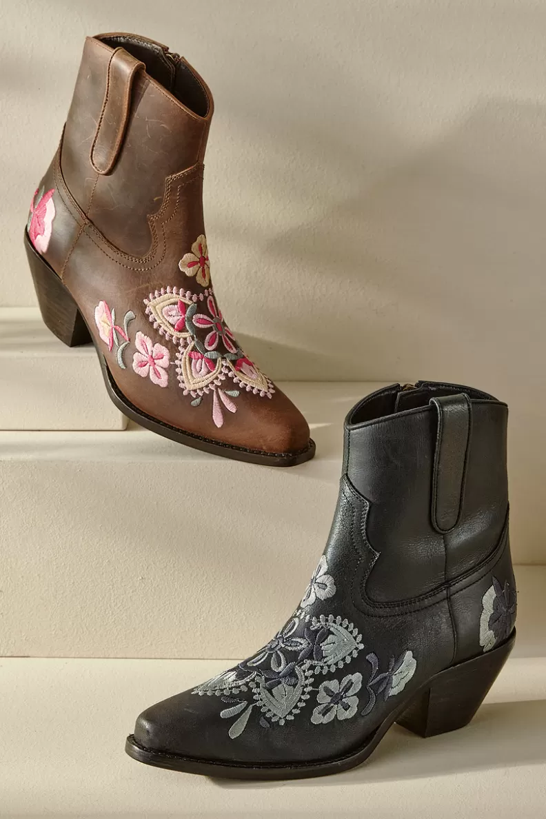 Soft Surroundings Diba True Cainsville Embroidered Bootie Outlet