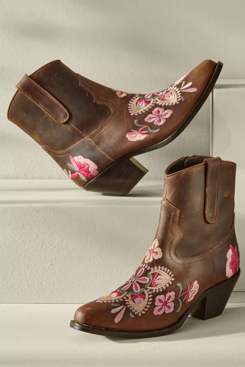 Soft Surroundings Diba True Cainsville Embroidered Bootie Outlet