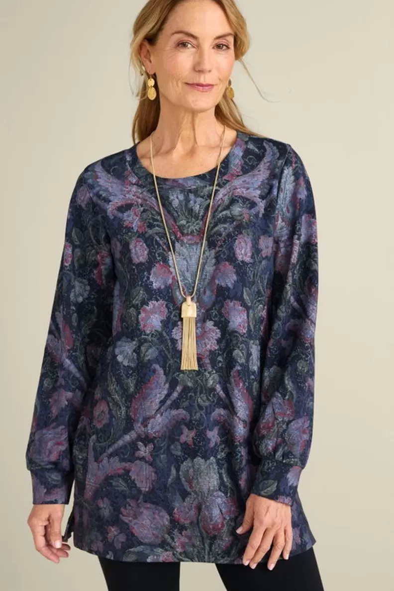 Soft Surroundings Edith French Terry Tunic Clearance