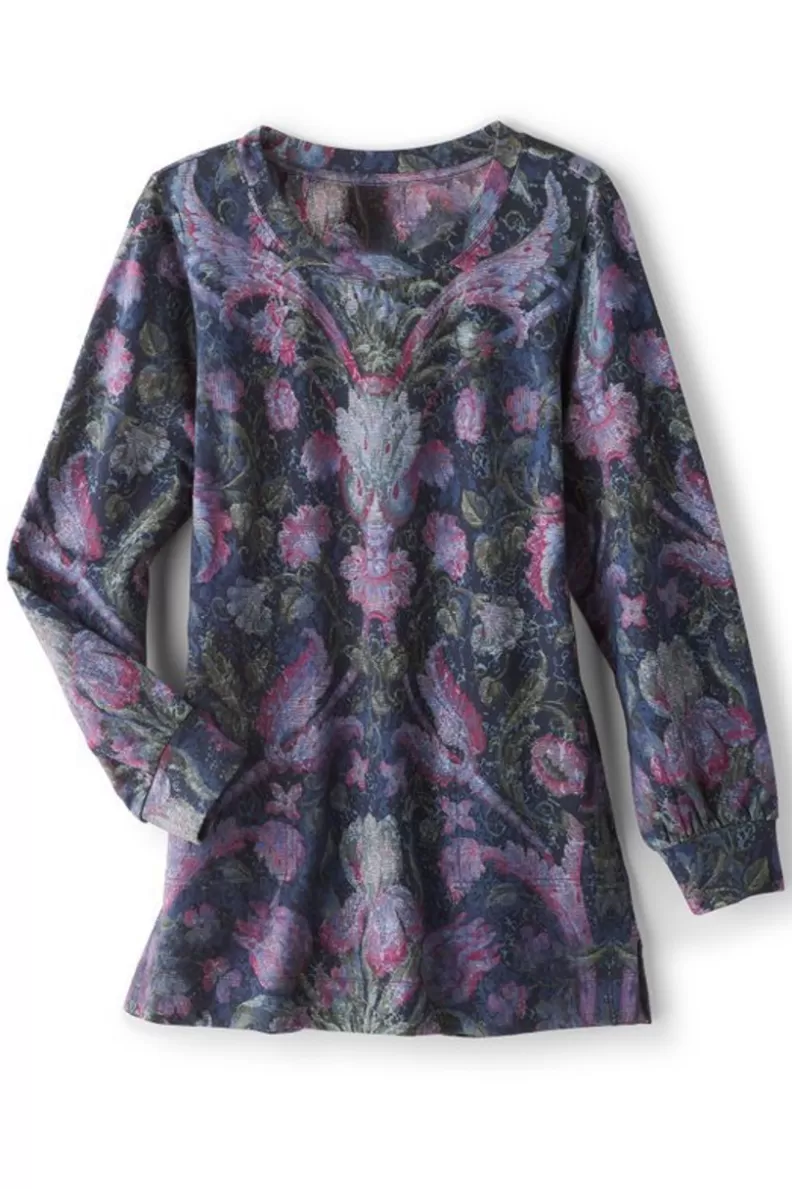 Soft Surroundings Edith French Terry Tunic Clearance