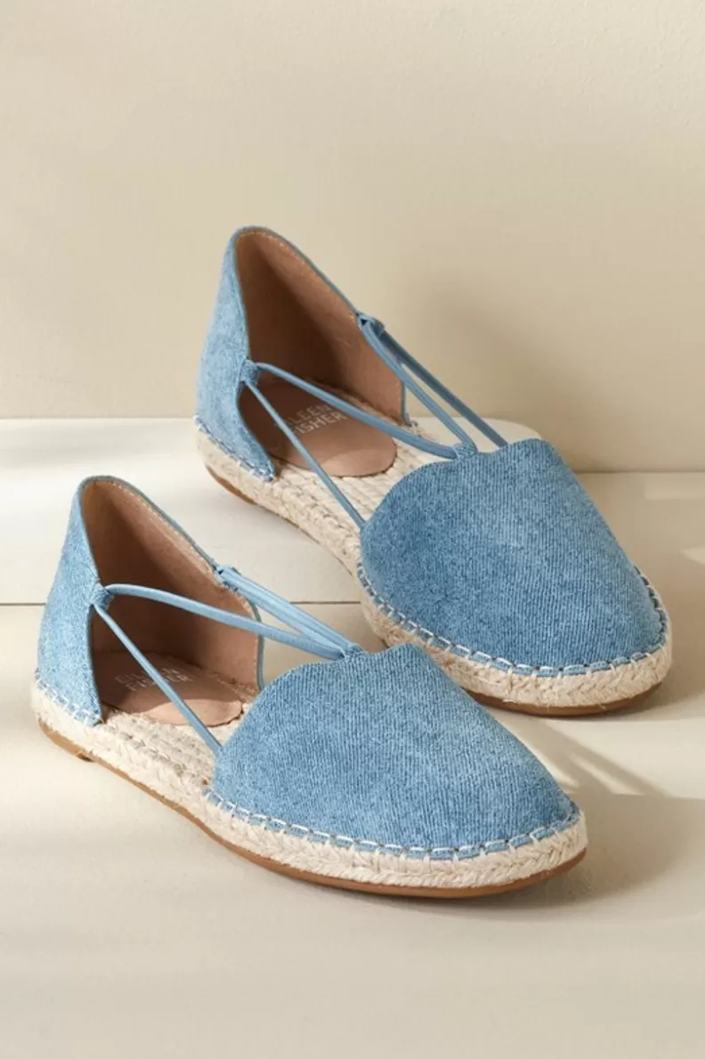 Soft Surroundings Eileen Fisher Lee Denim Stretch Espadrille DenimBlue Cheap