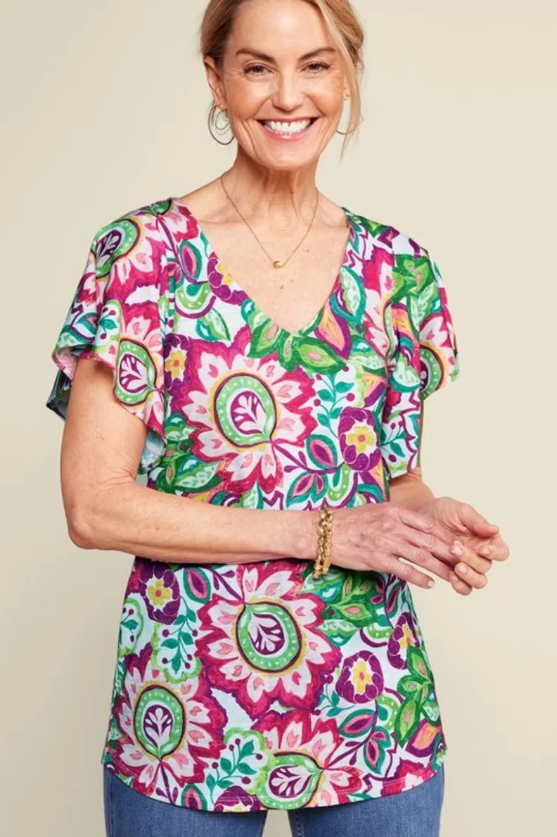 Soft Surroundings Elana Tunic RioGarden Cheap