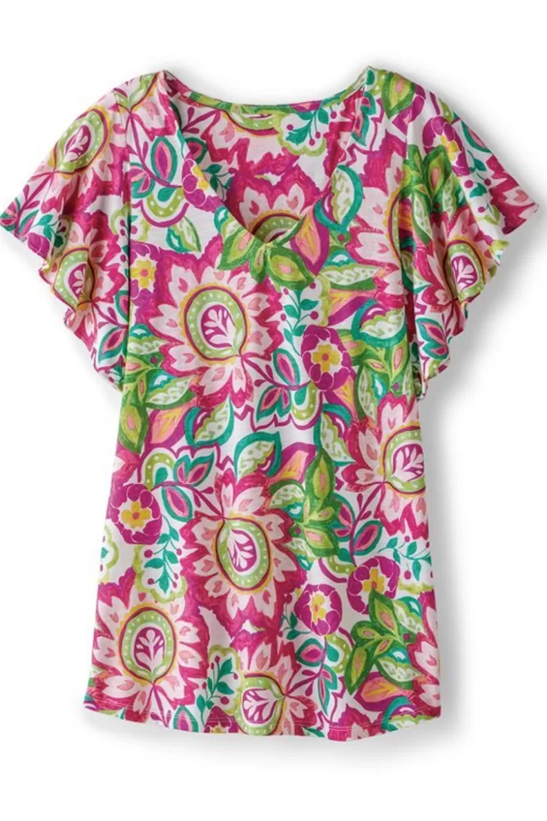 Soft Surroundings Elana Tunic RioGarden Cheap