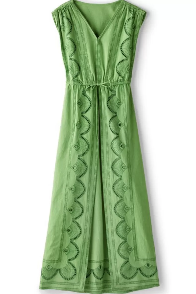 Soft Surroundings Ellison Linen Blend Maxi Dress PiquantGreen Cheap