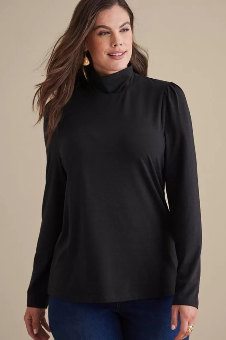 Soft Surroundings Emme Turtleneck Top Outlet