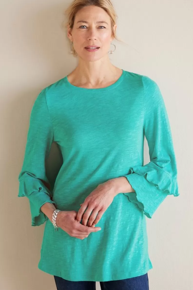 Soft Surroundings Erin Linen Blend Tunic Discount
