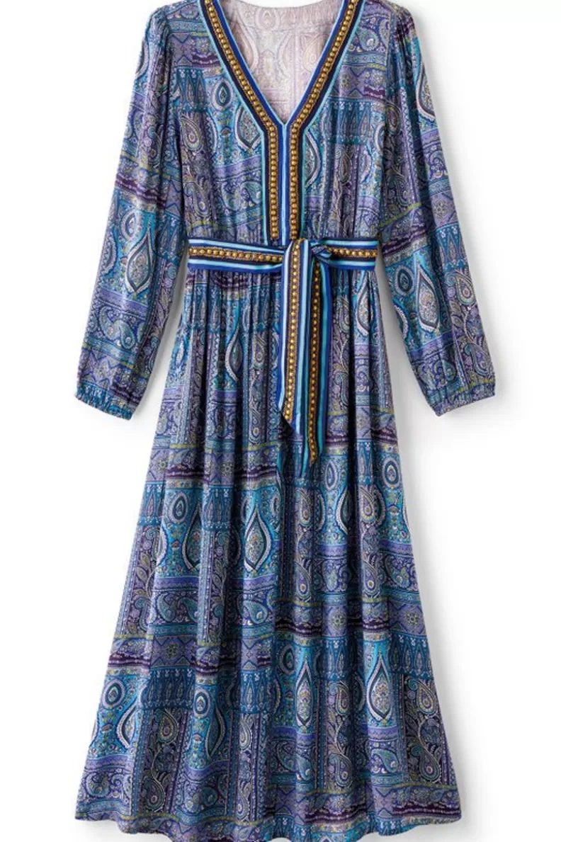 Soft Surroundings Eugenie Maxi Dress AzoresScarf Flash Sale