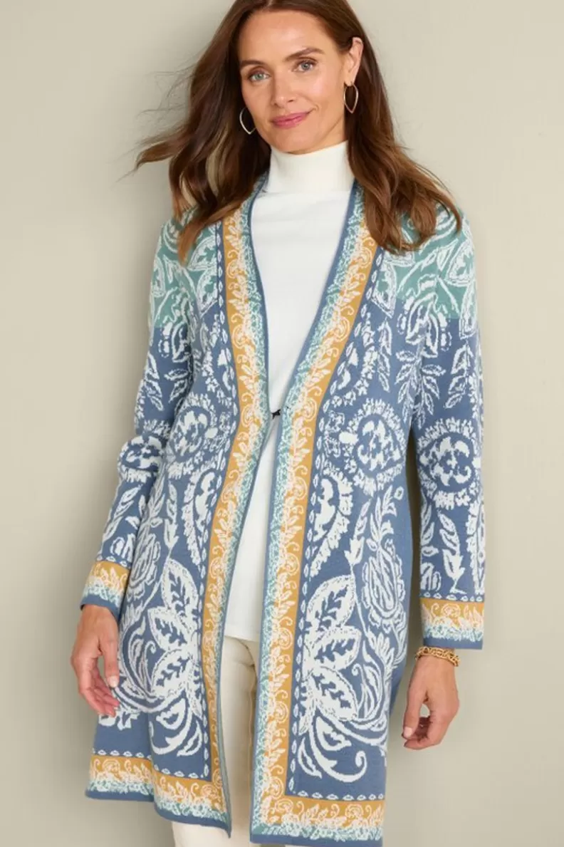 Soft Surroundings Ezer Jacquard Duster WeekendScarf Best Sale