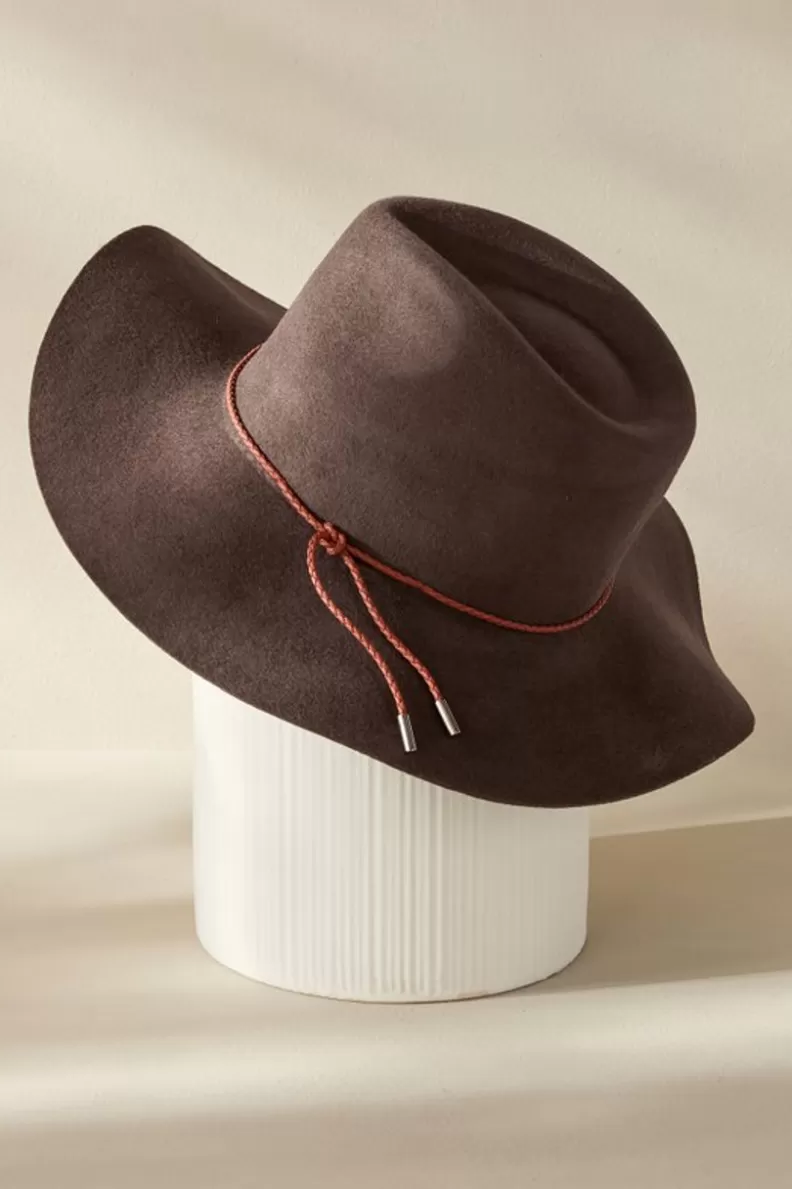 Soft Surroundings Fallon Packable Fedora Cocoa Outlet