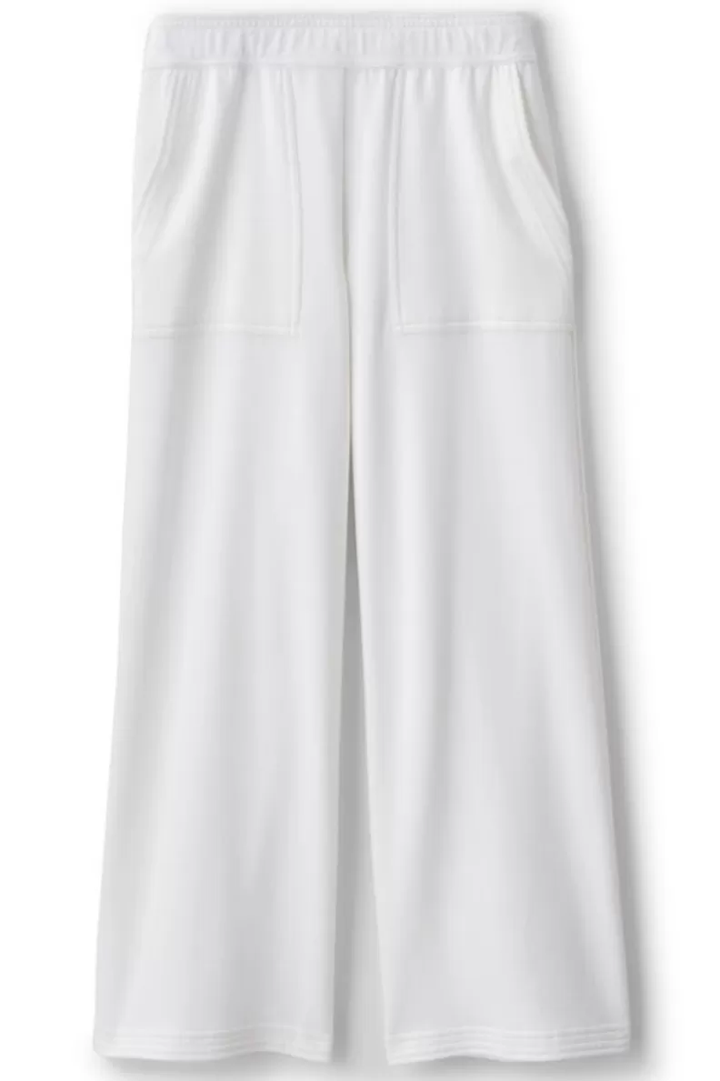 Soft Surroundings Fina French Terry Crop Pants Navy Best