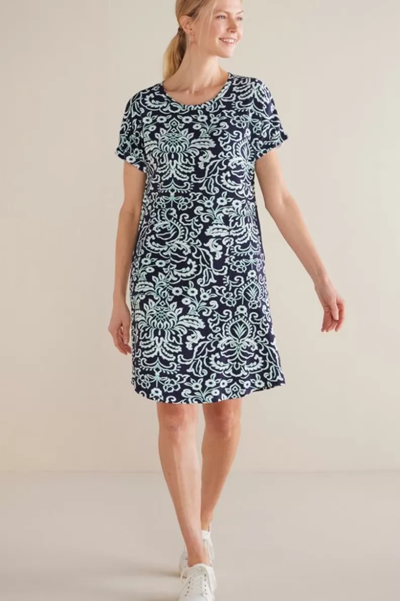 Soft Surroundings Fina French Terry Short Dress Flash Sale