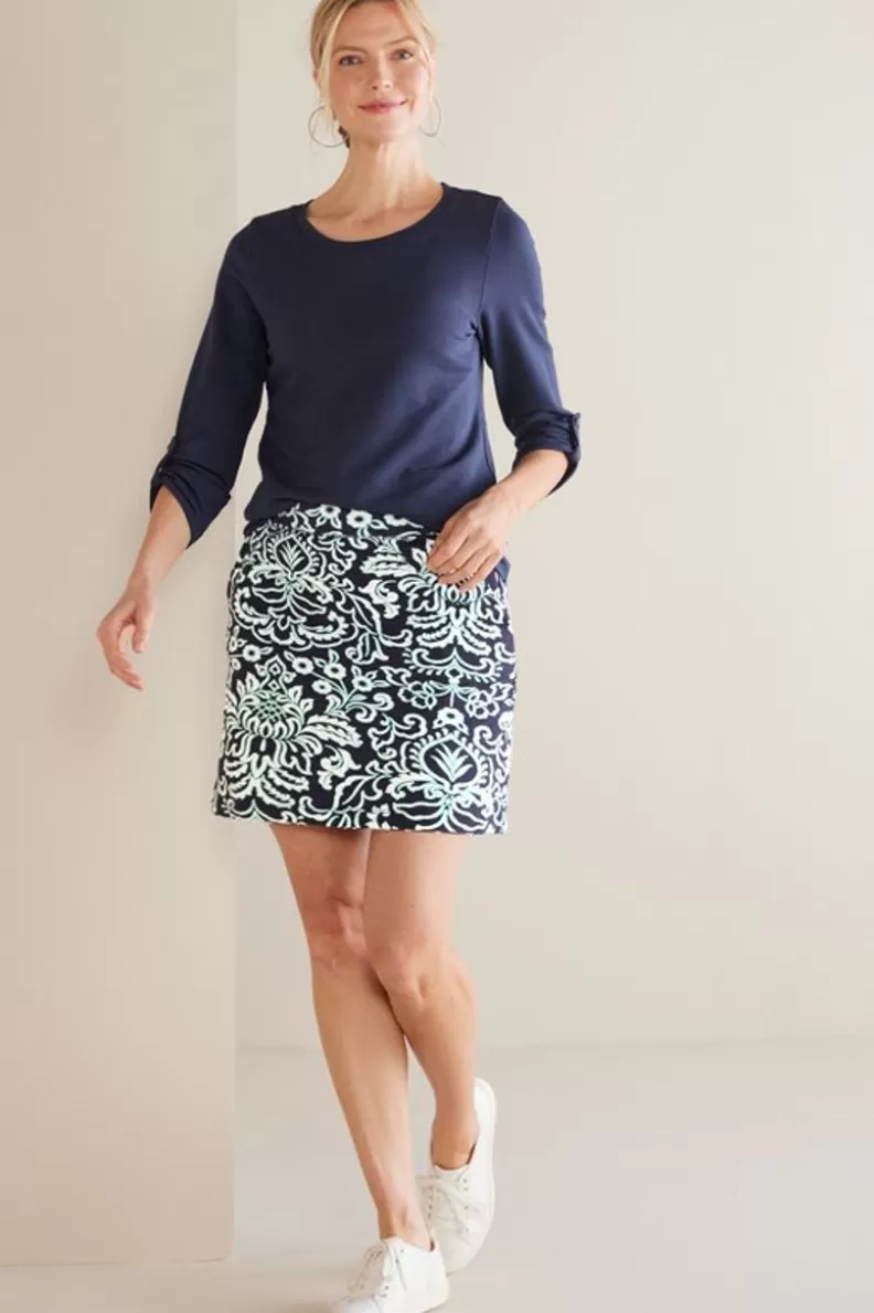 Soft Surroundings Fina French Terry Skort JaipurScarf Store