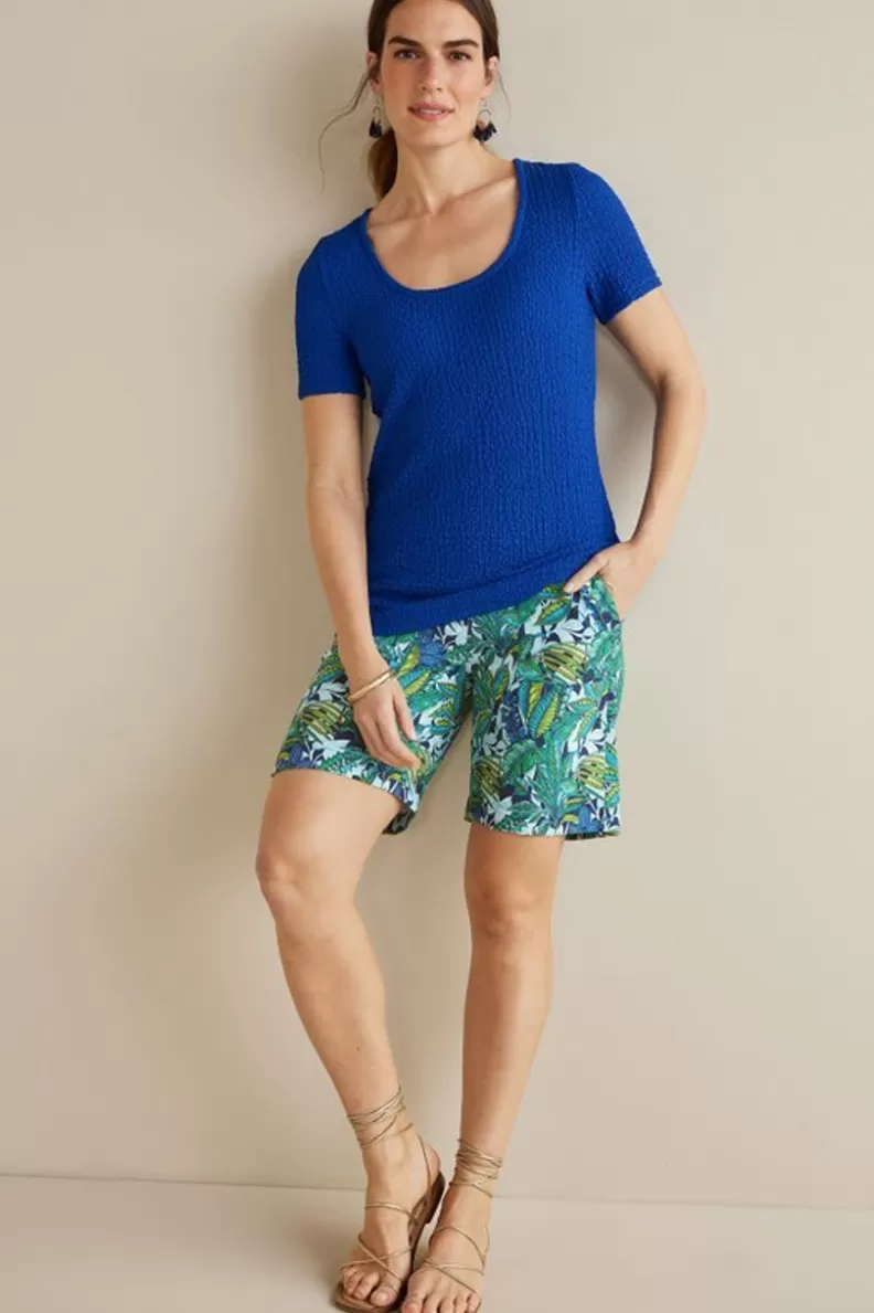 Soft Surroundings Flavia Linen Blend Shorts Store