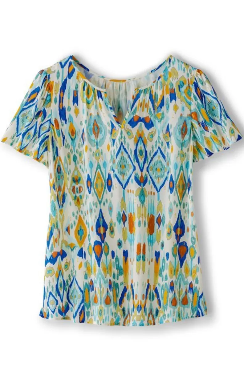 Soft Surroundings Francesca Top MenaraIkat Outlet