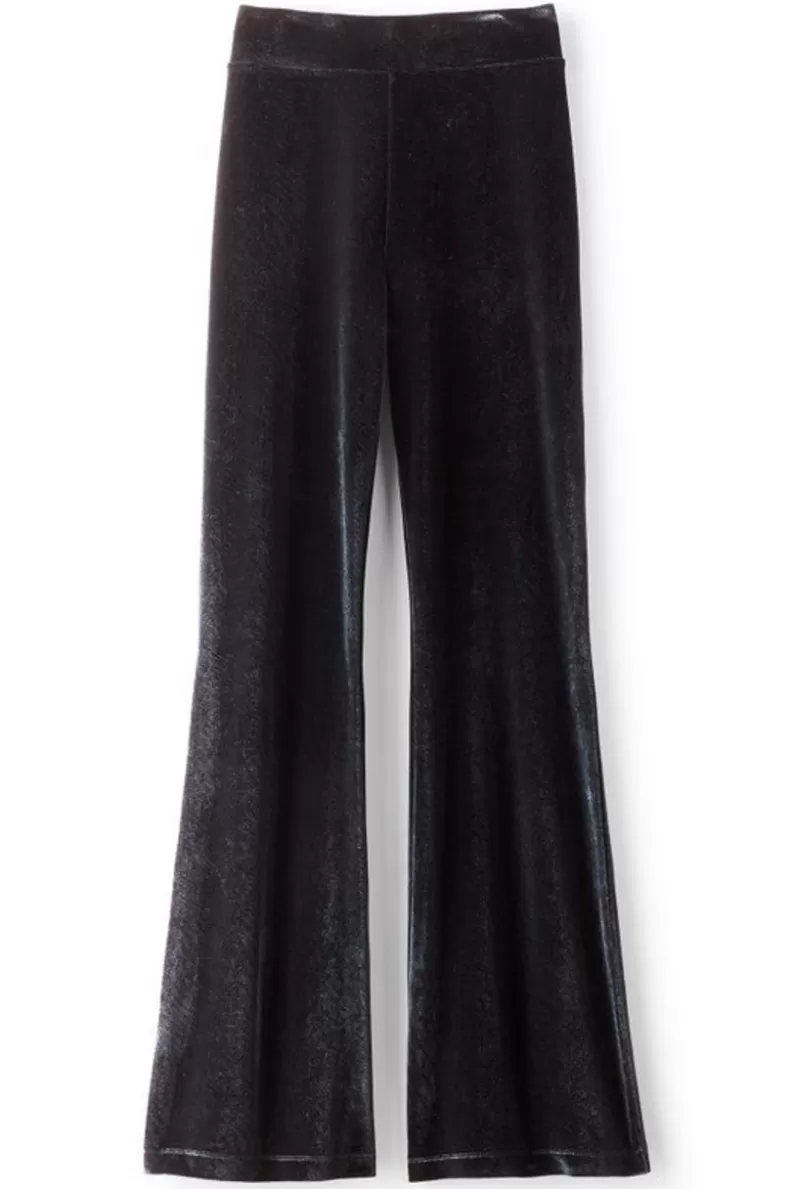 Soft Surroundings Gianna Velvet Bootcut Pants Black Cheap