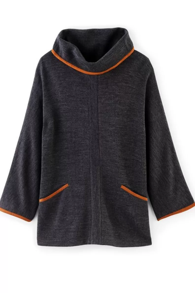Soft Surroundings Hanna Convertible Tunic CharcoalHeather Best Sale