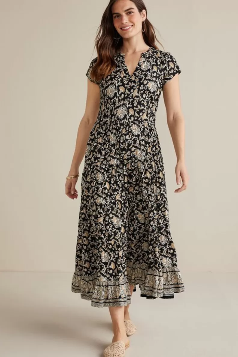 Soft Surroundings Hollis Midi Dress LisbonFloralNeutral Best Sale