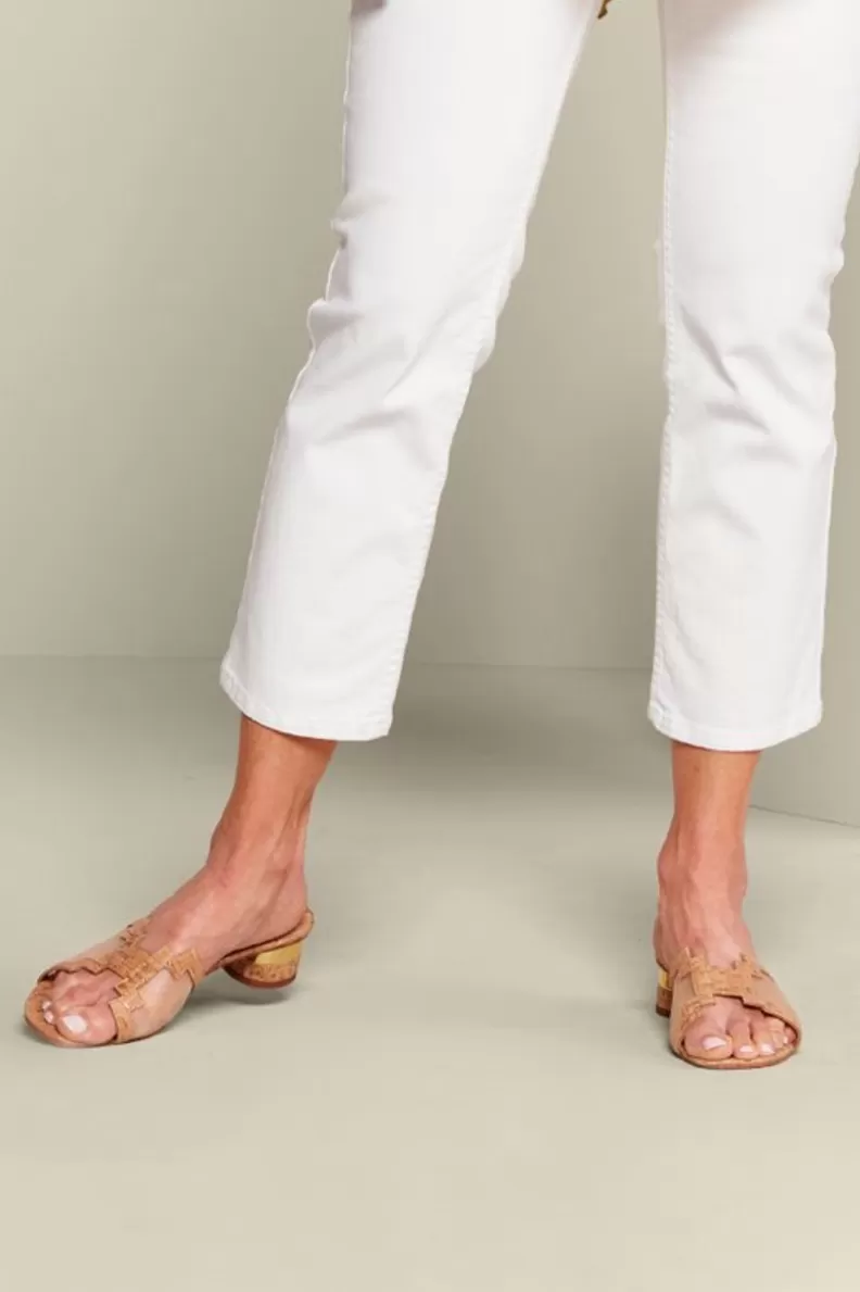Soft Surroundings J. Renee Amorra Mesh Slide Cork/Gold Best