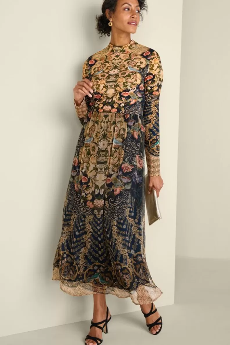 Soft Surroundings Kalista Maxi Dress IconScarf Discount