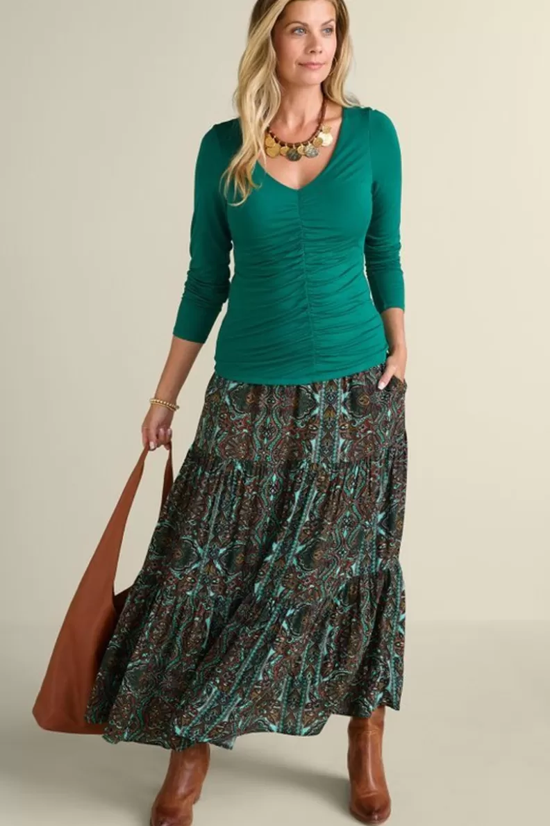 Soft Surroundings Kara Skirt HarvestScarf Discount