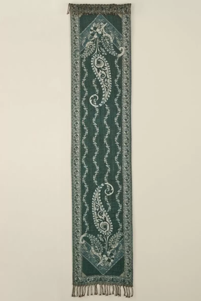 Soft Surroundings Kelly Woven Scarf TealGreen Flash Sale