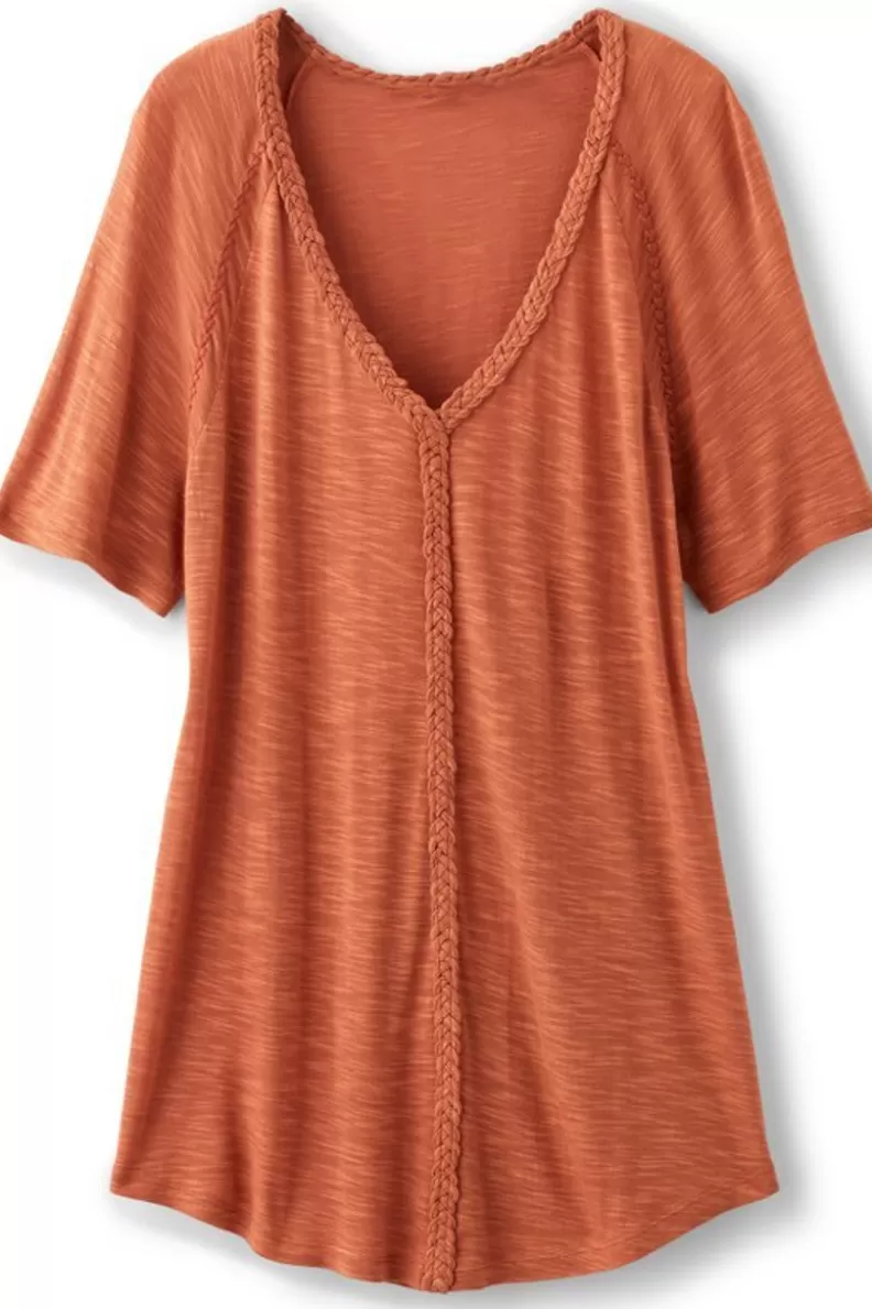 Soft Surroundings Lainey Slub Tee Cheap