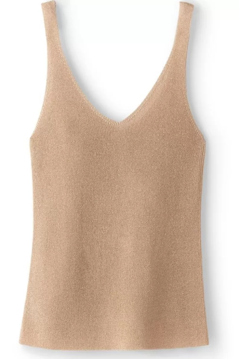 Soft Surroundings Lara Sweater Tank Gold Discount