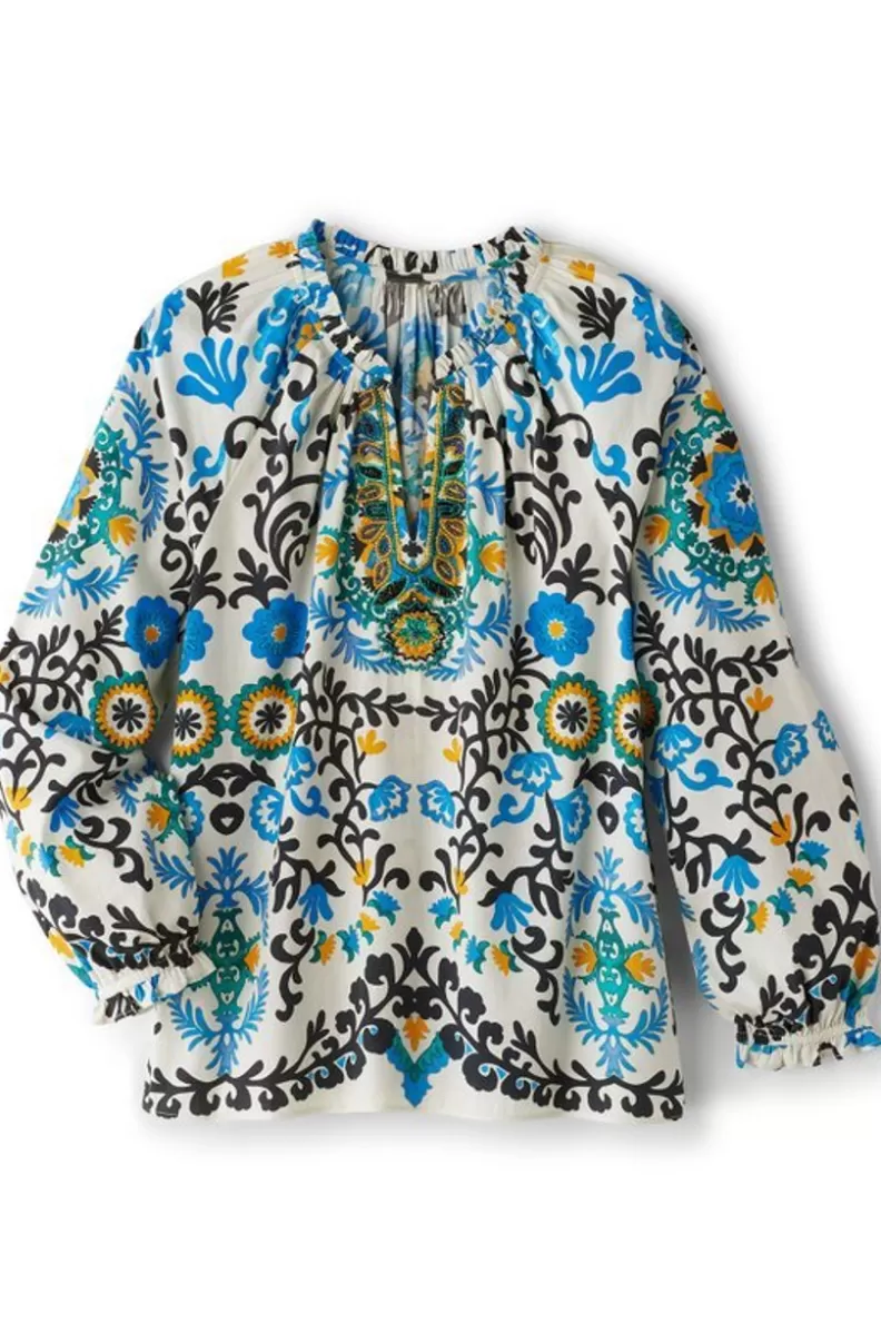 Soft Surroundings Leona Long Sleeve Top TibetanScarf Store