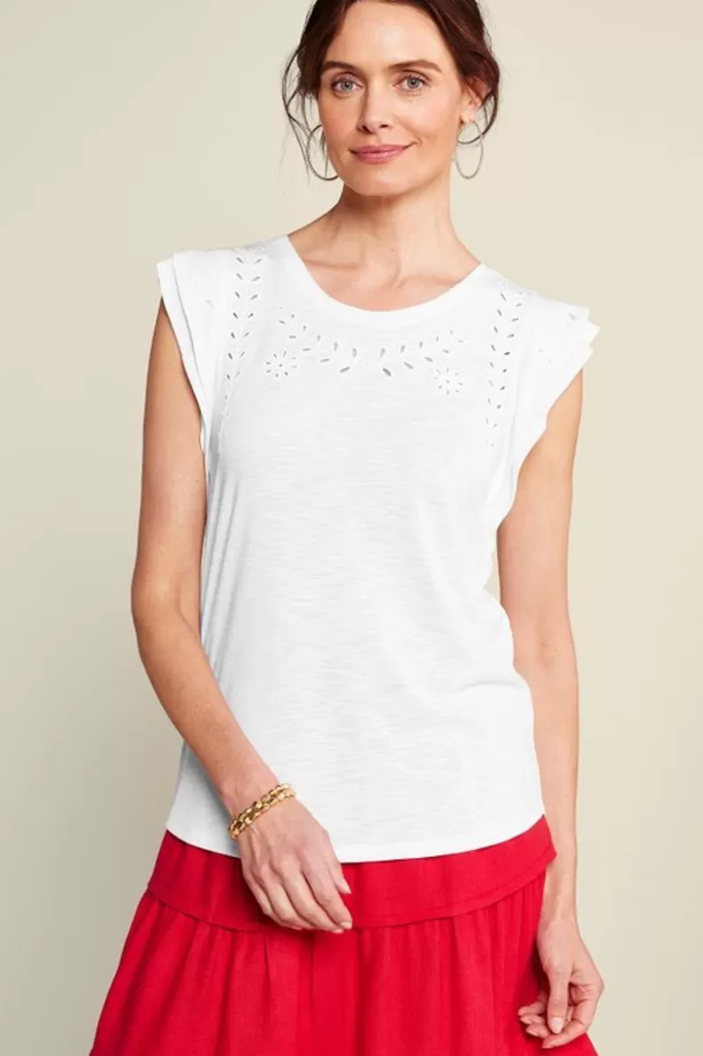 Soft Surroundings Libby Tee TealBlue Discount