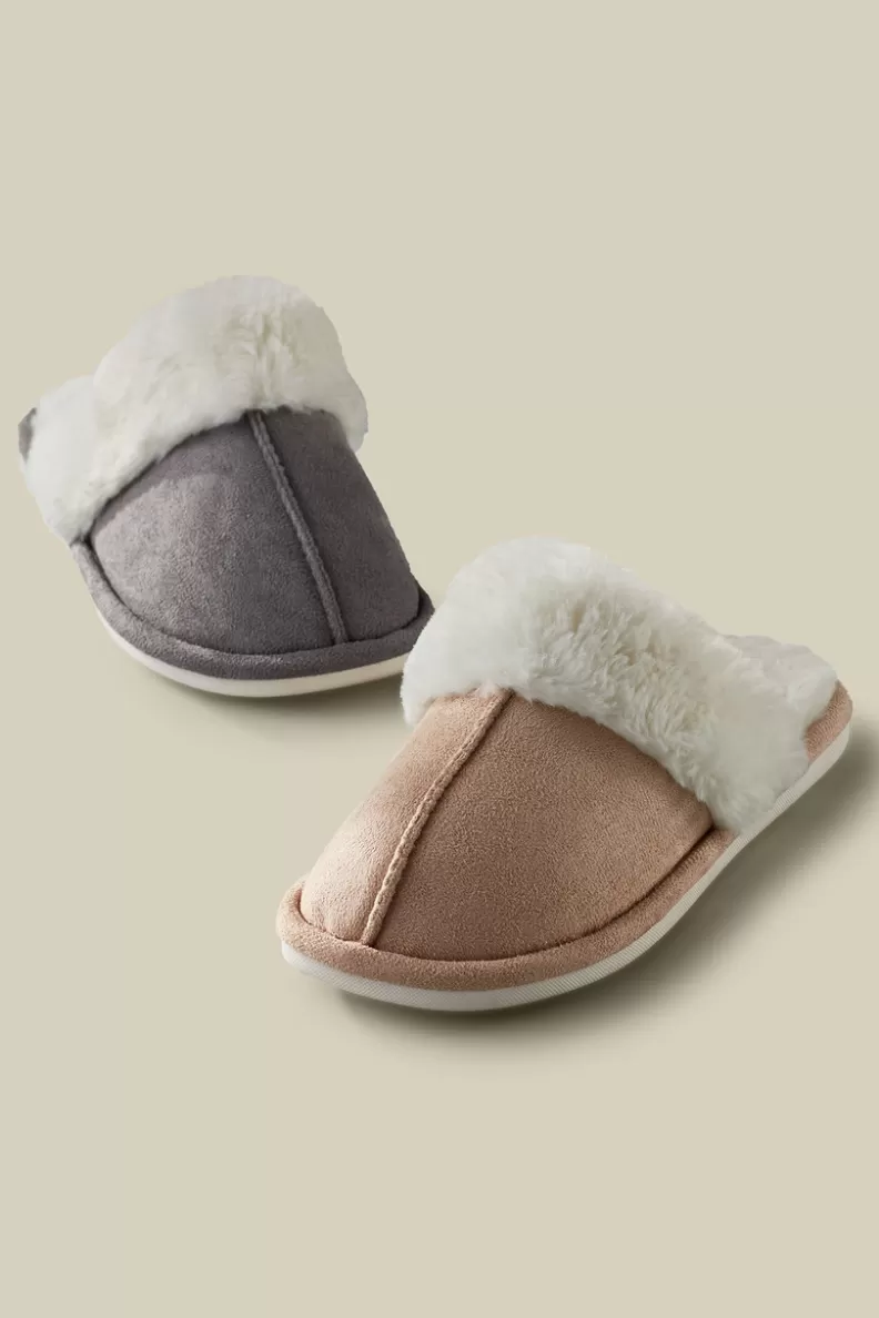 Soft Surroundings Lora Cuffed Slippers Discount