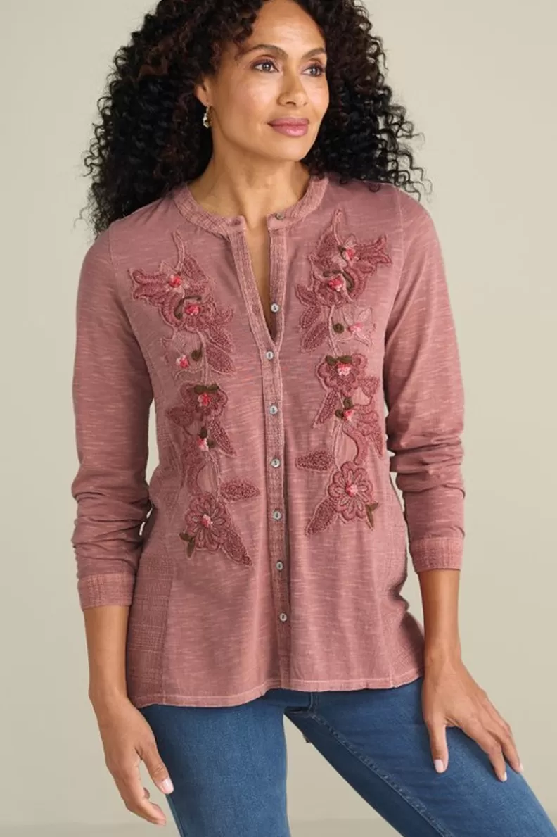 Soft Surroundings L'Enchant Top Rose Sale